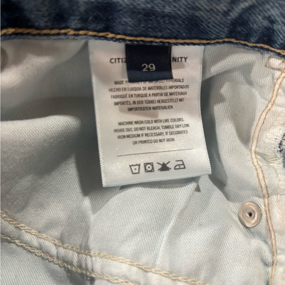 Citizens Of Humanity Annina Straight Wide Leg Jeans size 29 - Picture 5 of 16